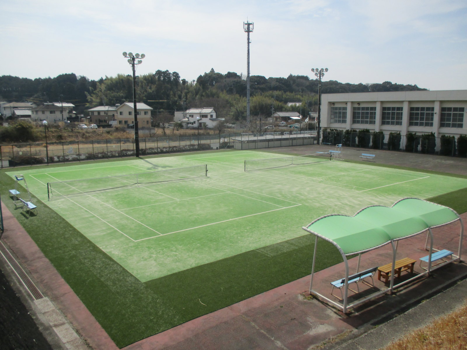 テニスコート 浜松市農村環境改善センター